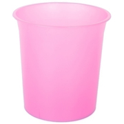 OLEF PAPELERA PLASTICO TRANSLUCIDO 16L FUCSIA PTRFUC